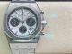 Swiss Clone Audemars Piguet Royal Oak White Chronograph Black Sub-dials Watch 41MM (2)_th.jpg